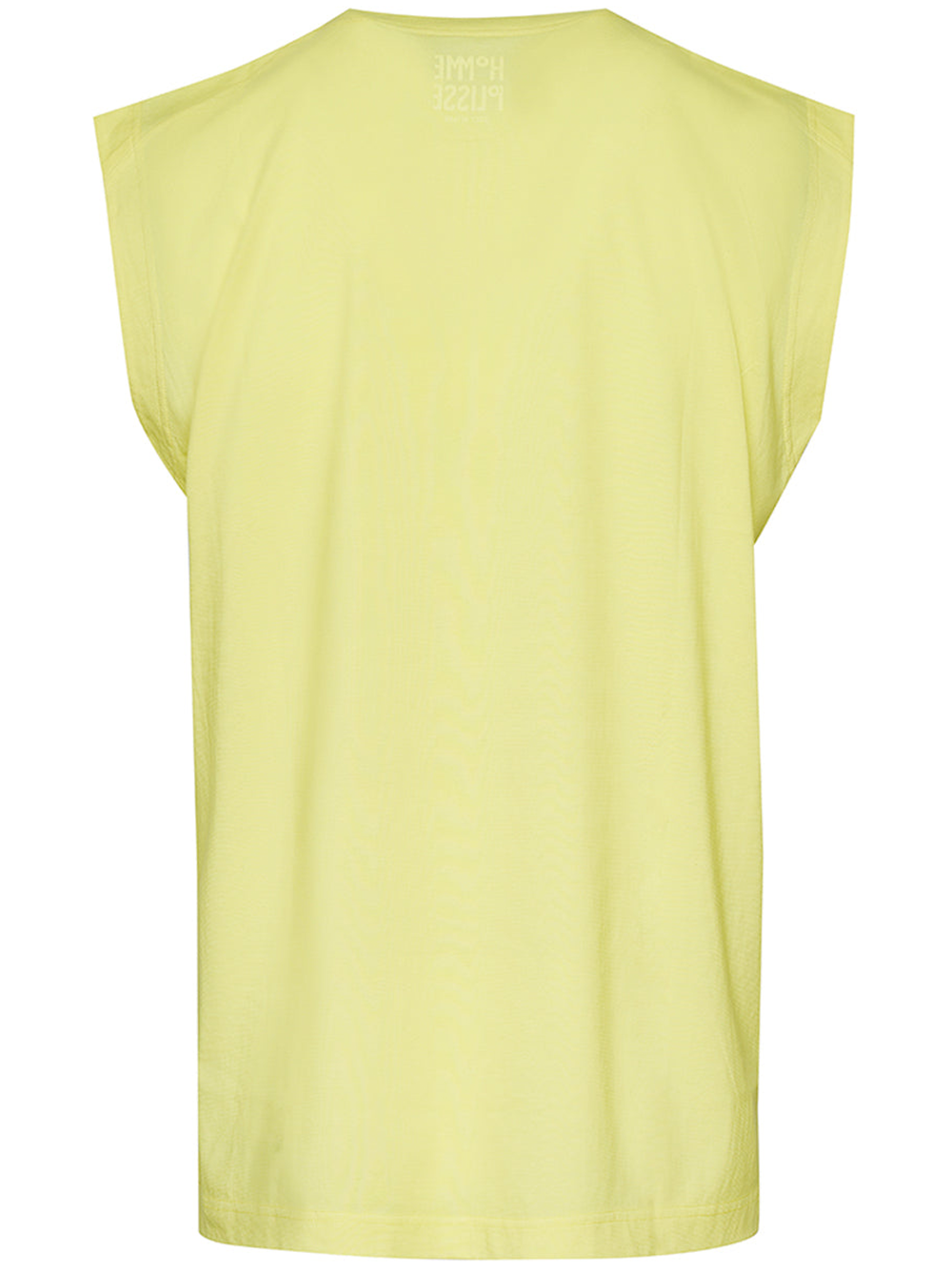 Homme Plisse Issey Miyake Hard Twist Jersey Sleeveless Top Yellow 2