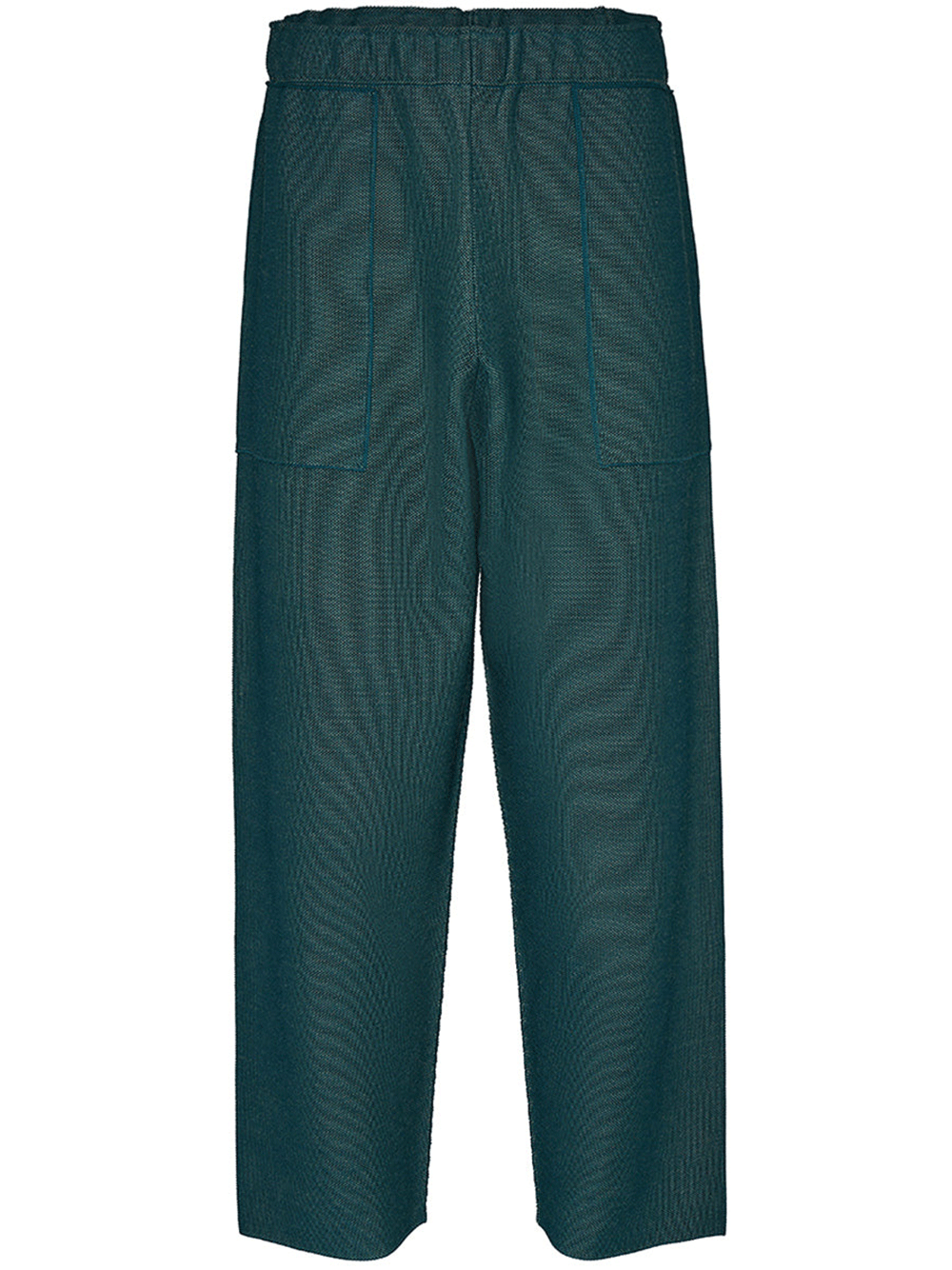 Homme-Plisse-Issey-Miyake-Inlaid-Knit-Top-Green-1