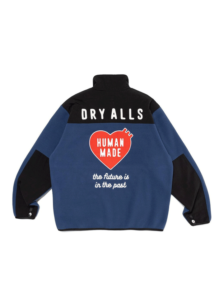 Human-Made-FLEECE-HALF-ZIP-JACKET-Navy-2