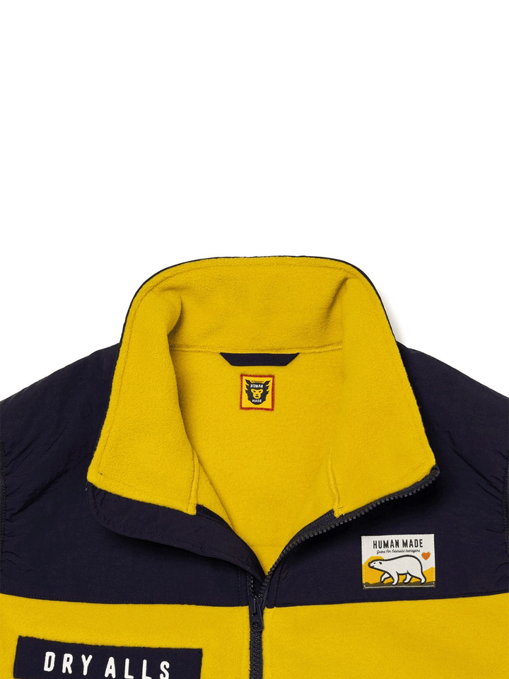 Human-Made-FLEECE-VEST-Yellow-3