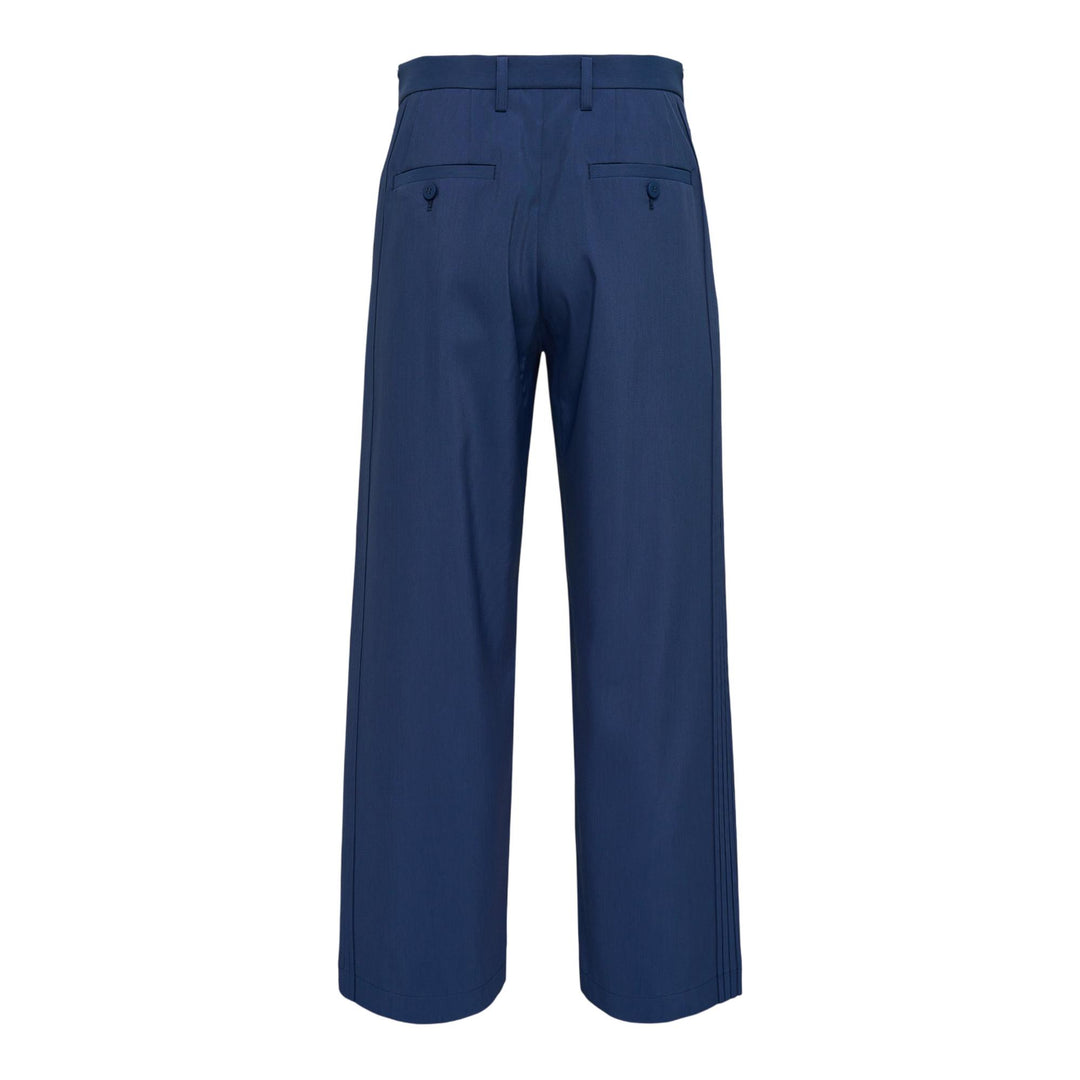 Club21 - IM MEN - Air Pleats Pants - WOVEN PANTS - Navy