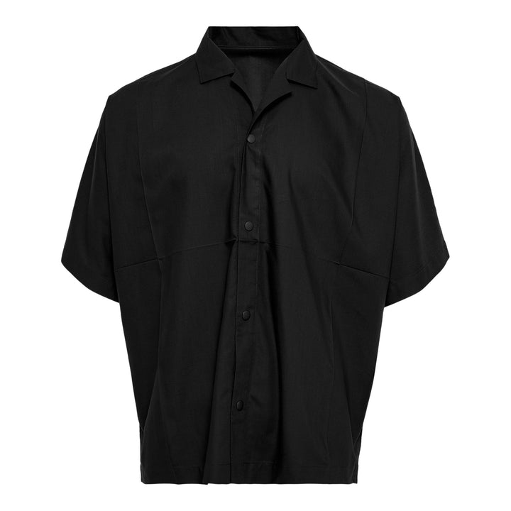 Club21 - IM MEN - Compact Shirt - SHIRTS - Black