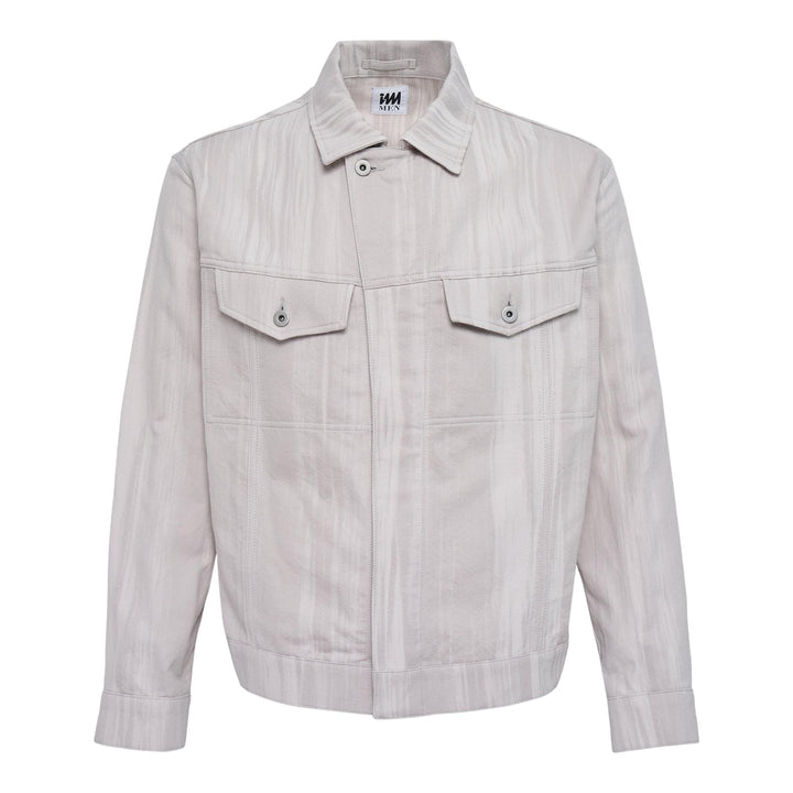 Club21 - IM MEN - Cotton Jacquard Blouson - BLOUSON - Light Gray