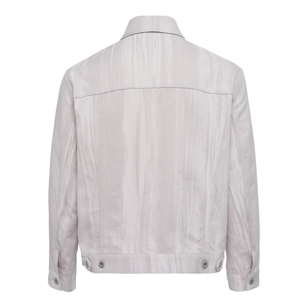 Club21 - IM MEN - Cotton Jacquard Blouson - BLOUSON - Light Gray