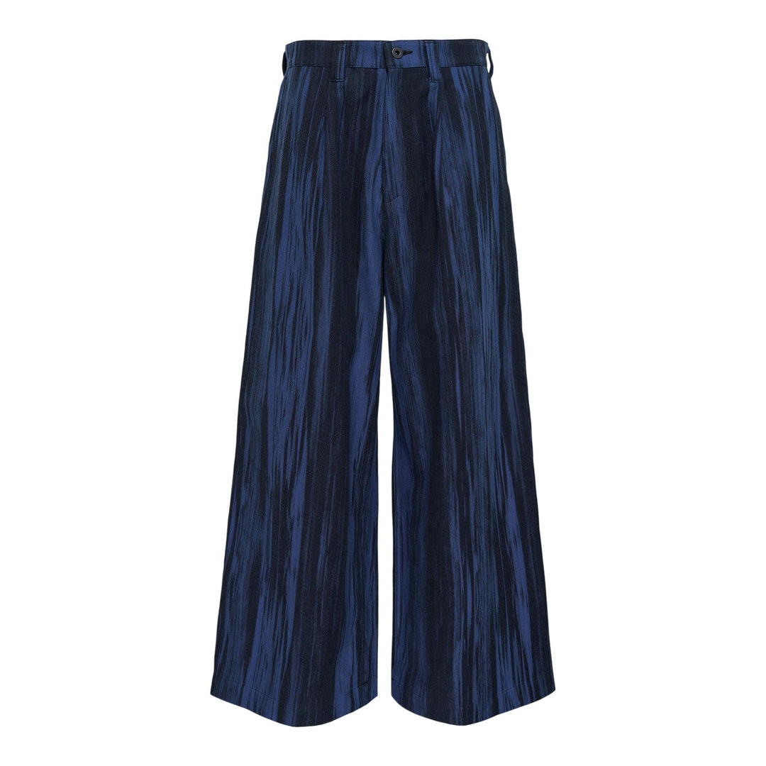 Club21 - IM MEN - Cotton Jacquard Pants - WOVEN PANTS - Dark Blue