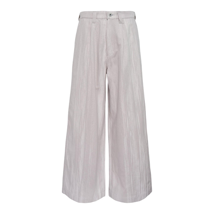 Club21 - IM MEN - Cotton Jacquard Pants - WOVEN PANTS - Light Gray