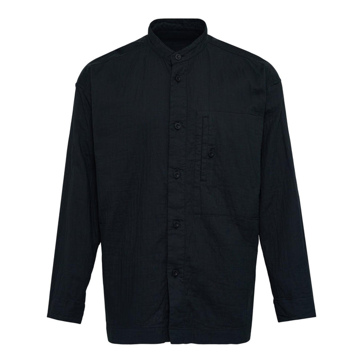 Club21 - IM MEN - Double Face Cotton Shirt - SHIRTS - Black