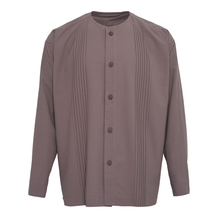 Club21 - IM MEN - Pleats Shirt - SHIRTS - Mocha