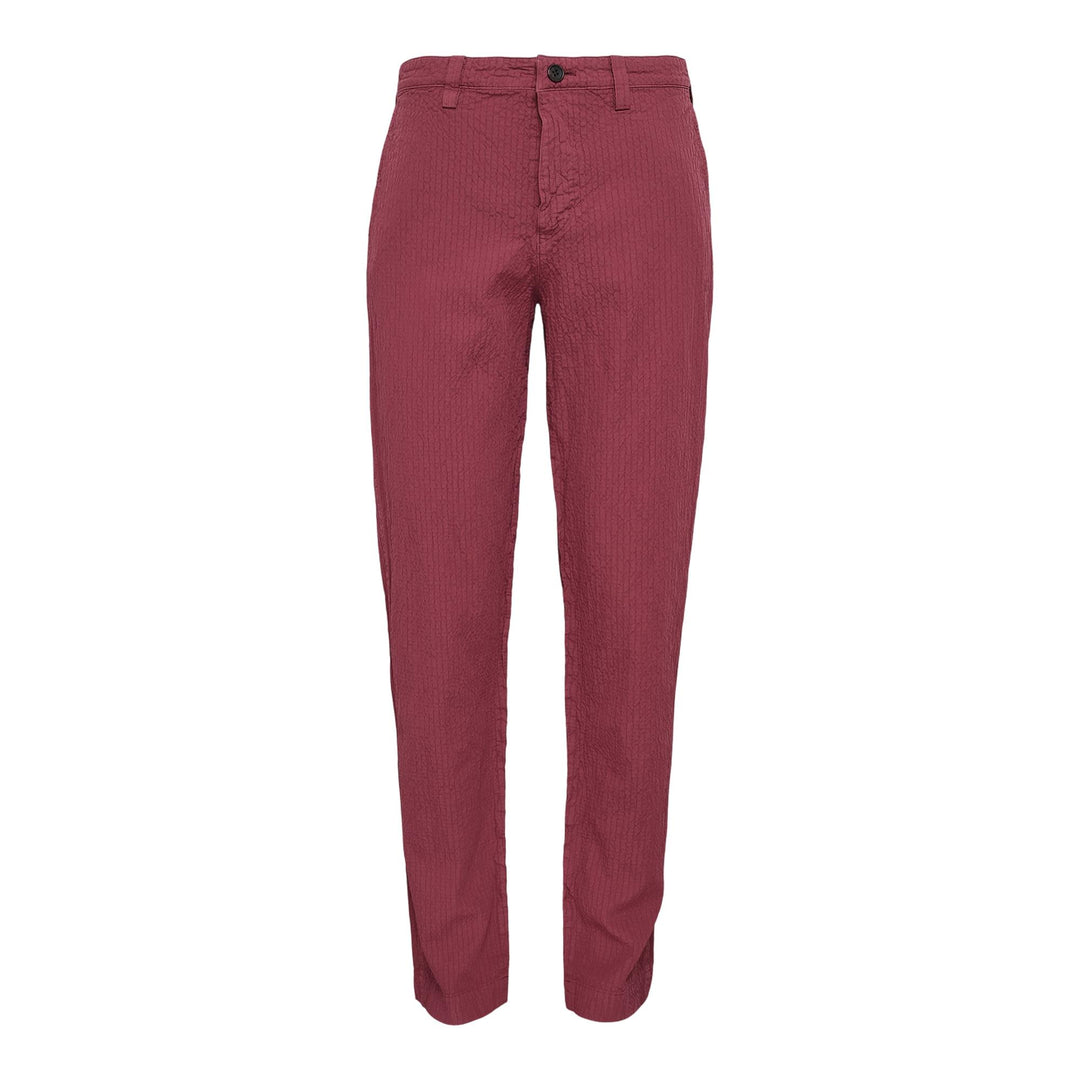 Club21 - IM MEN - Shrink Dye Pants - WOVEN PANTS - Dark Red