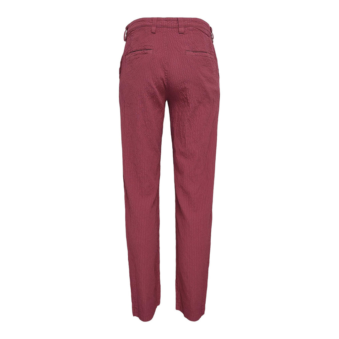 Club21 - IM MEN - Shrink Dye Pants - WOVEN PANTS - Dark Red