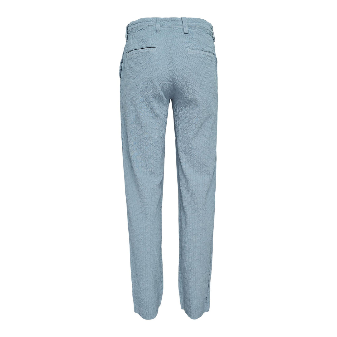 Club21 - IM MEN - Shrink Dye Pants - WOVEN PANTS - Light Blue
