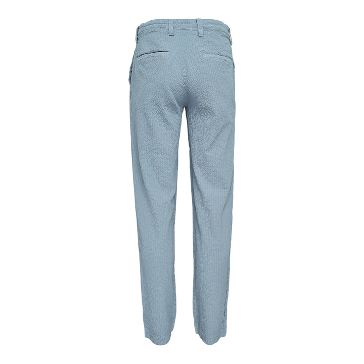 Club21 - IM MEN - Shrink Dye Pants - WOVEN PANTS - Light Blue