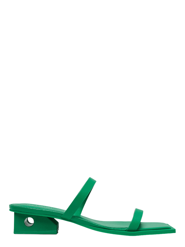 ISSEY-MIYAKE-Block-Sandals-Green-1