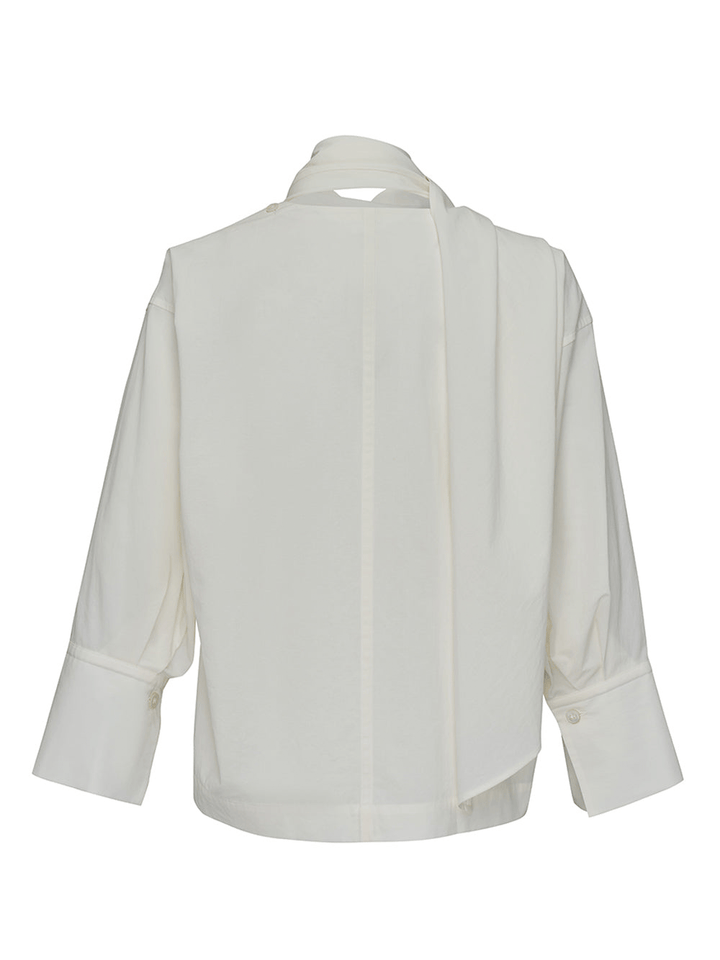 ISSEY-MIYAKE-COTTON-VOILE-SHIRT-Woven-Top-White-2