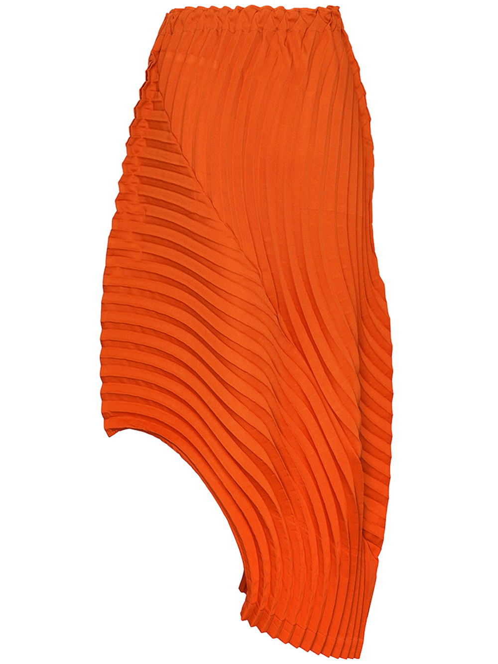 ISSEY-MIYAKE-CURVED-PLEATS-Skirt-Terracotta-2