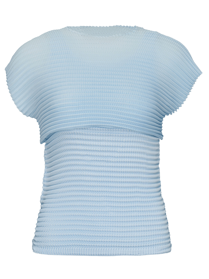 ISSEY-MIYAKE-LAYERED-PLEATS-Pleated-Top-Light-Blue-1