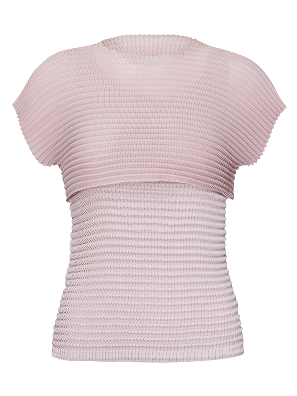 ISSEY-MIYAKE-LAYERED-PLEATS-Pleated-Top-Light-Pink-1