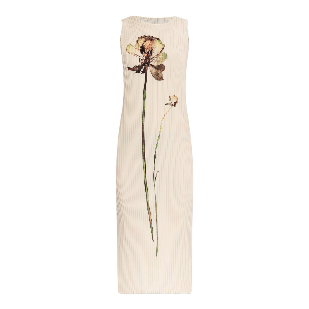 Pressed Flora Pleats Pleated Dress