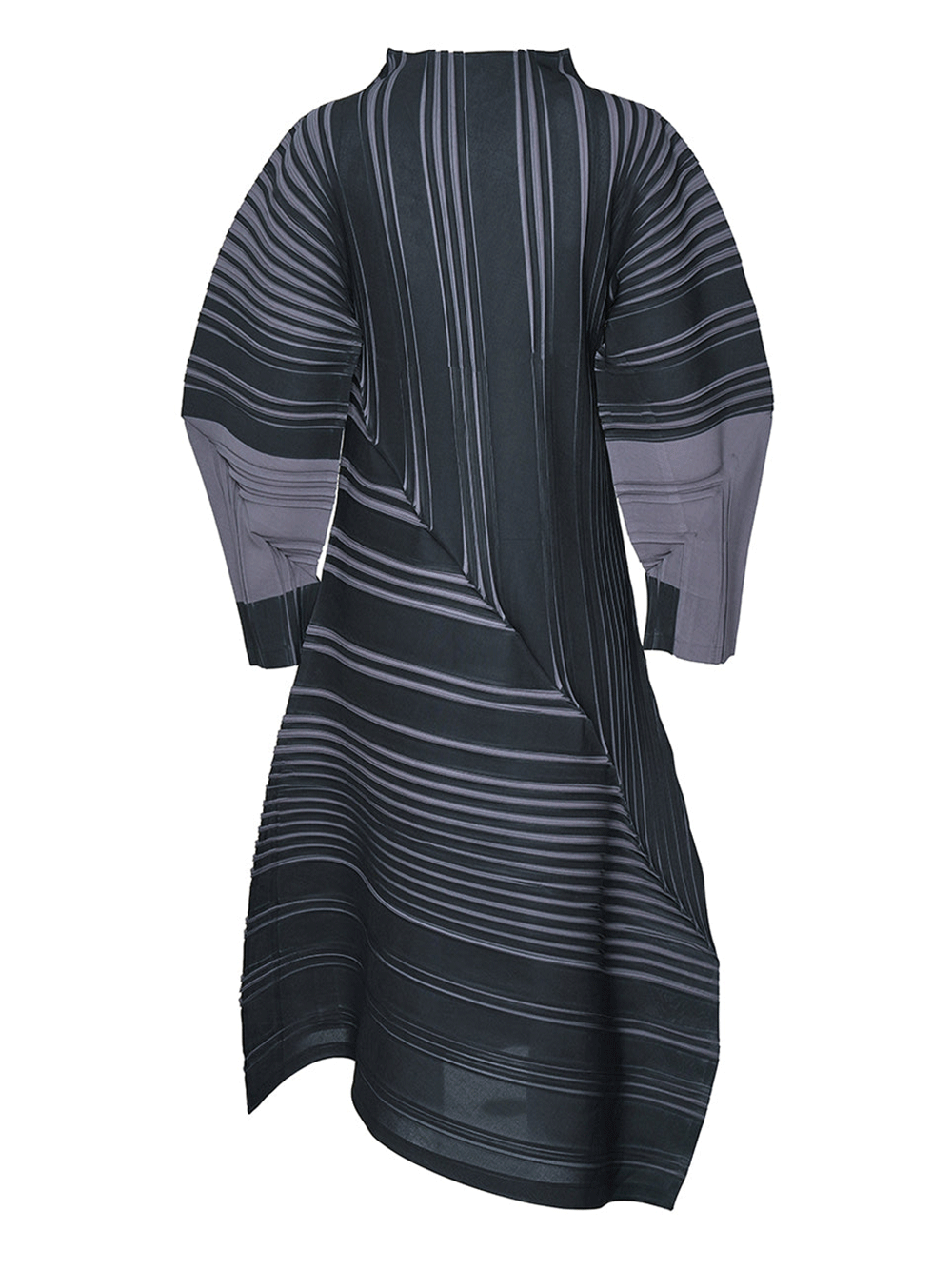 ISSEY-MIYAKE-RHYTHMICAL-PLEATS-Dress-Dark-Grey-2