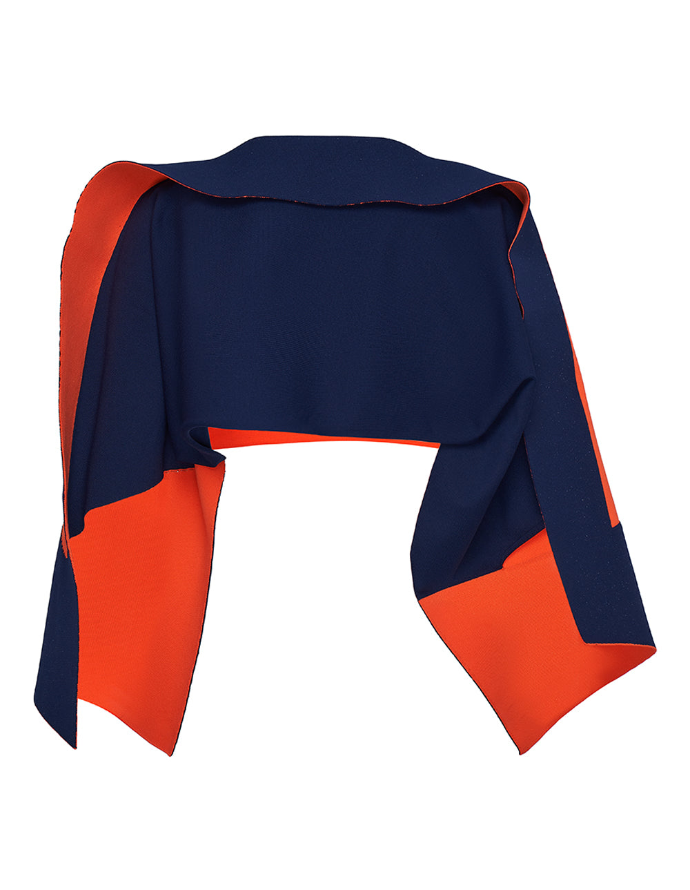 ISSEY-MIYAKE-SHAPED-CANVAS-Top-Orange-Navy-2