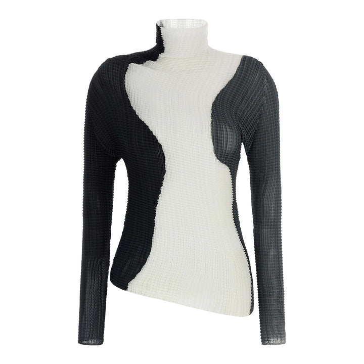 Club21 - ISSEY MIYAKE - Abstract Tint Pleats Shirt - SHIRTS - Black