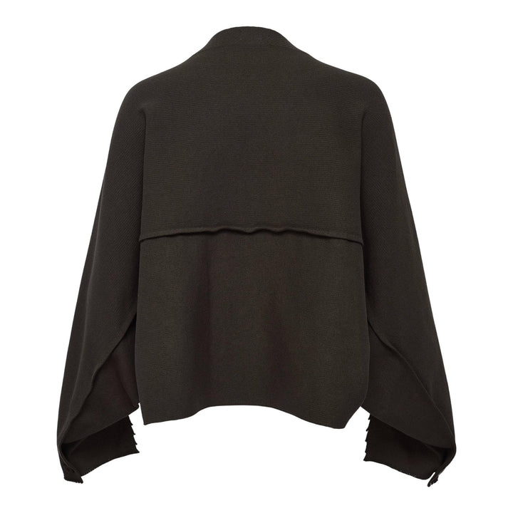 Club21 - ISSEY MIYAKE - Campagne Cardigan - CARDIGANS - Khaki