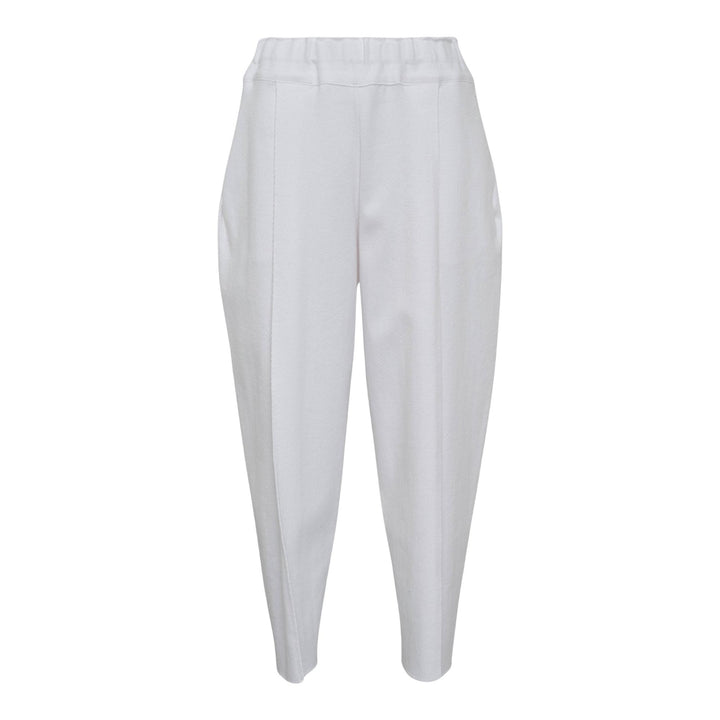 Club21 - ISSEY MIYAKE - Campagne Knit Pants - KNIT PANTS - White