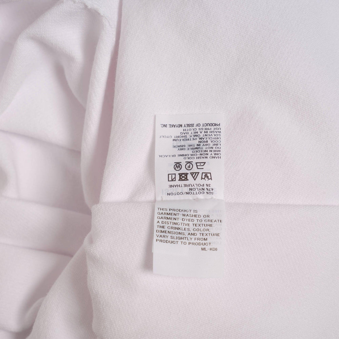 Club21 - ISSEY MIYAKE - Campagne Knit Pants - KNIT PANTS - White