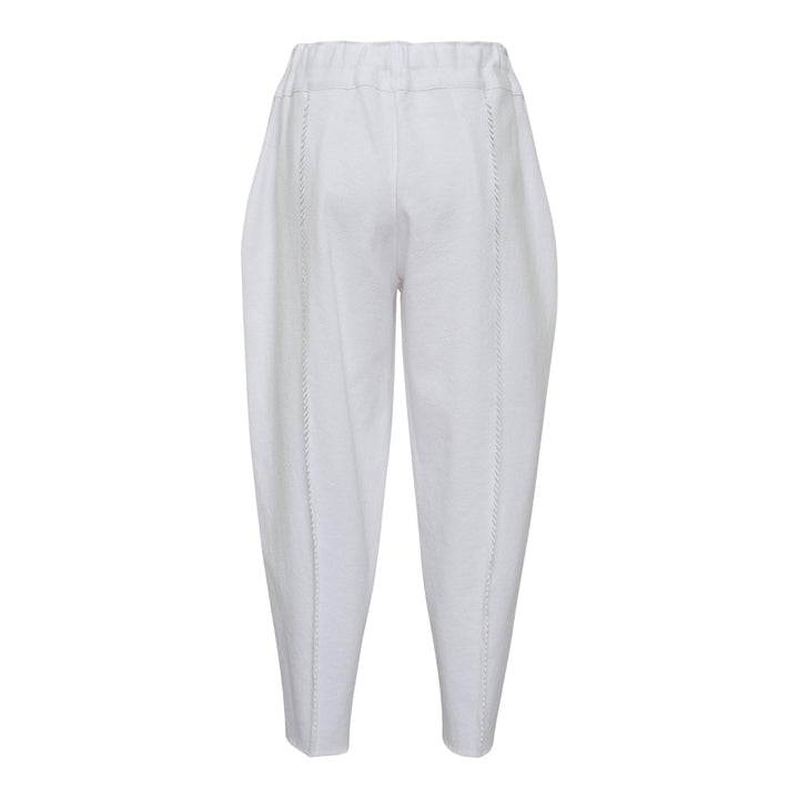 Club21 - ISSEY MIYAKE - Campagne Knit Pants - KNIT PANTS - White