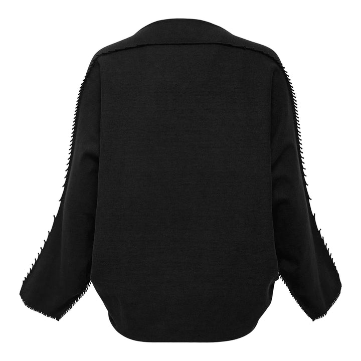 Club21 - ISSEY MIYAKE - Campagne Knit Top - KNIT TOPS - Black