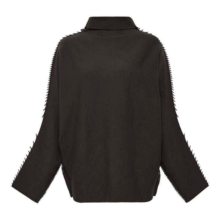 Club21 - ISSEY MIYAKE - Campagne Knit Top - KNIT TOPS - Khaki