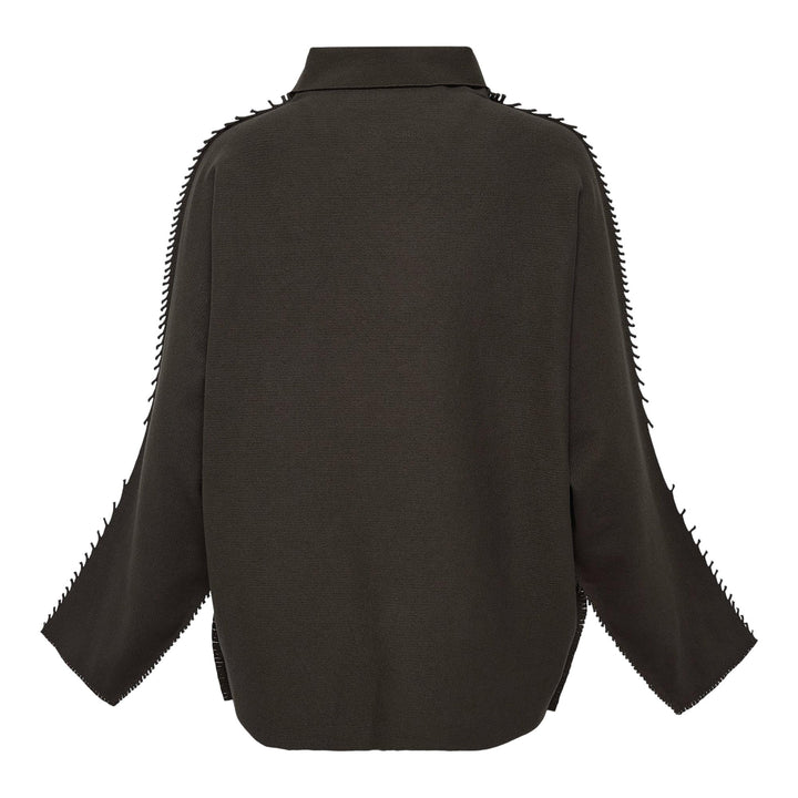 Club21 - ISSEY MIYAKE - Campagne Knit Top - KNIT TOPS - Khaki