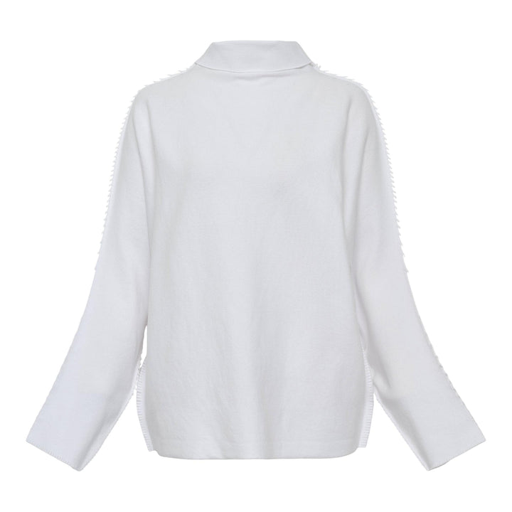Club21 - ISSEY MIYAKE - Campagne Knit Top - KNIT TOPS - White