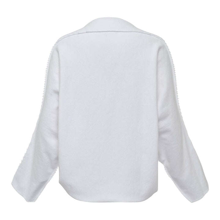 Club21 - ISSEY MIYAKE - Campagne Knit Top - KNIT TOPS - White