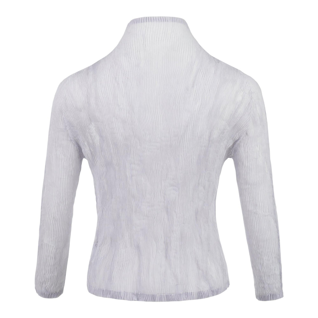 Club21 - ISSEY MIYAKE - Chiffon Twist 1 Shirt - SHIRTS - Lilac