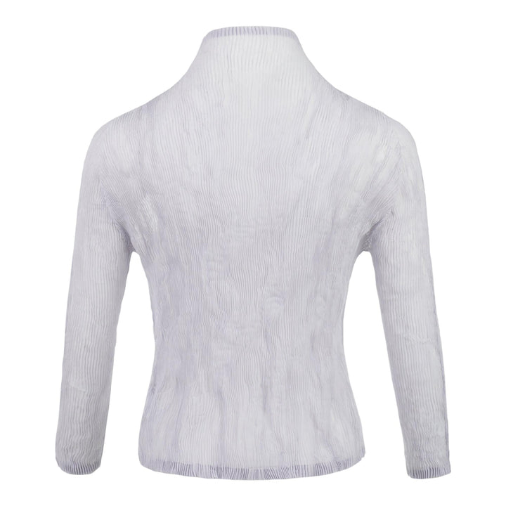 Club21 - ISSEY MIYAKE - Chiffon Twist 1 Shirt - SHIRTS - Lilac