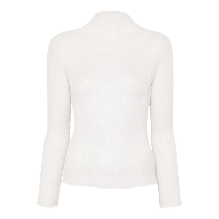 Club21 - ISSEY MIYAKE - Chiffon Twist Shirt - SHIRTS - White