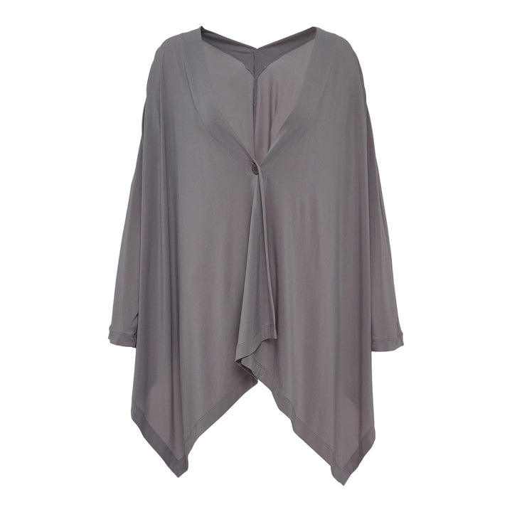 Club21 - ISSEY MIYAKE - Drape Jersey-46 Cardigan - CARDIGANS - Gray