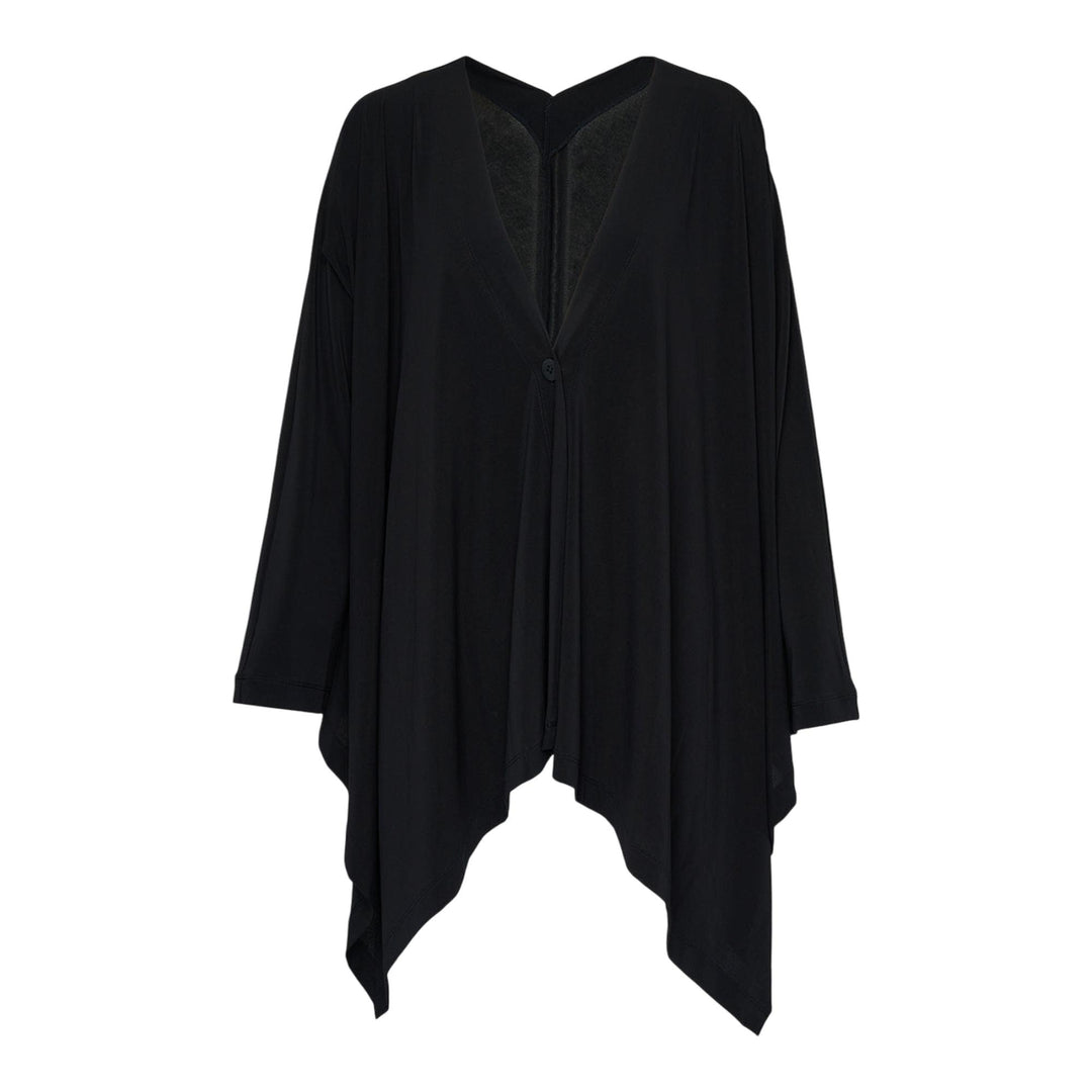 Club21 - ISSEY MIYAKE - Drape Jersey-46 Cardigans - CARDIGANS - Black