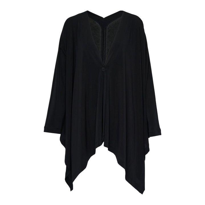 Club21 - ISSEY MIYAKE - Drape Jersey-46 Cardigans - CARDIGANS - Black
