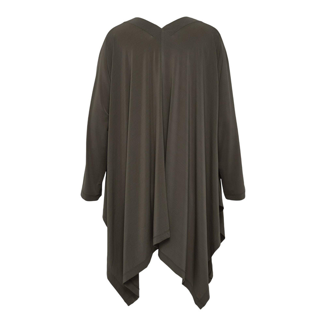Club21 - ISSEY MIYAKE - Drape Jersey-58 Cardigan - CARDIGANS - Khaki