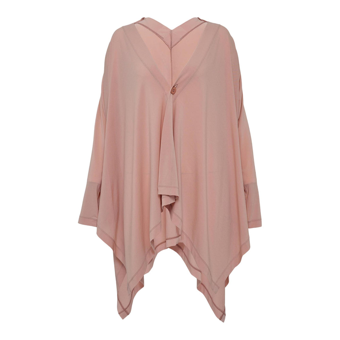 Club21 - ISSEY MIYAKE - Drape Jersey-58 Cardigan - CARDIGANS - Light Pink