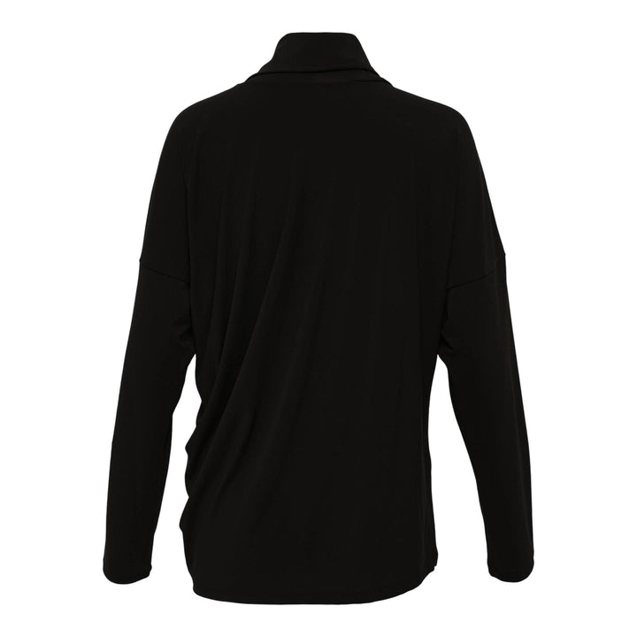 Club21 - ISSEY MIYAKE - Drape Jersey-58 Knit Top - KNIT TOPS - Black
