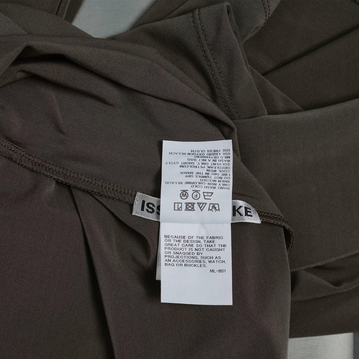 Club21 - ISSEY MIYAKE - Drape Jersey-58 Knit Top - KNIT TOPS - Khaki