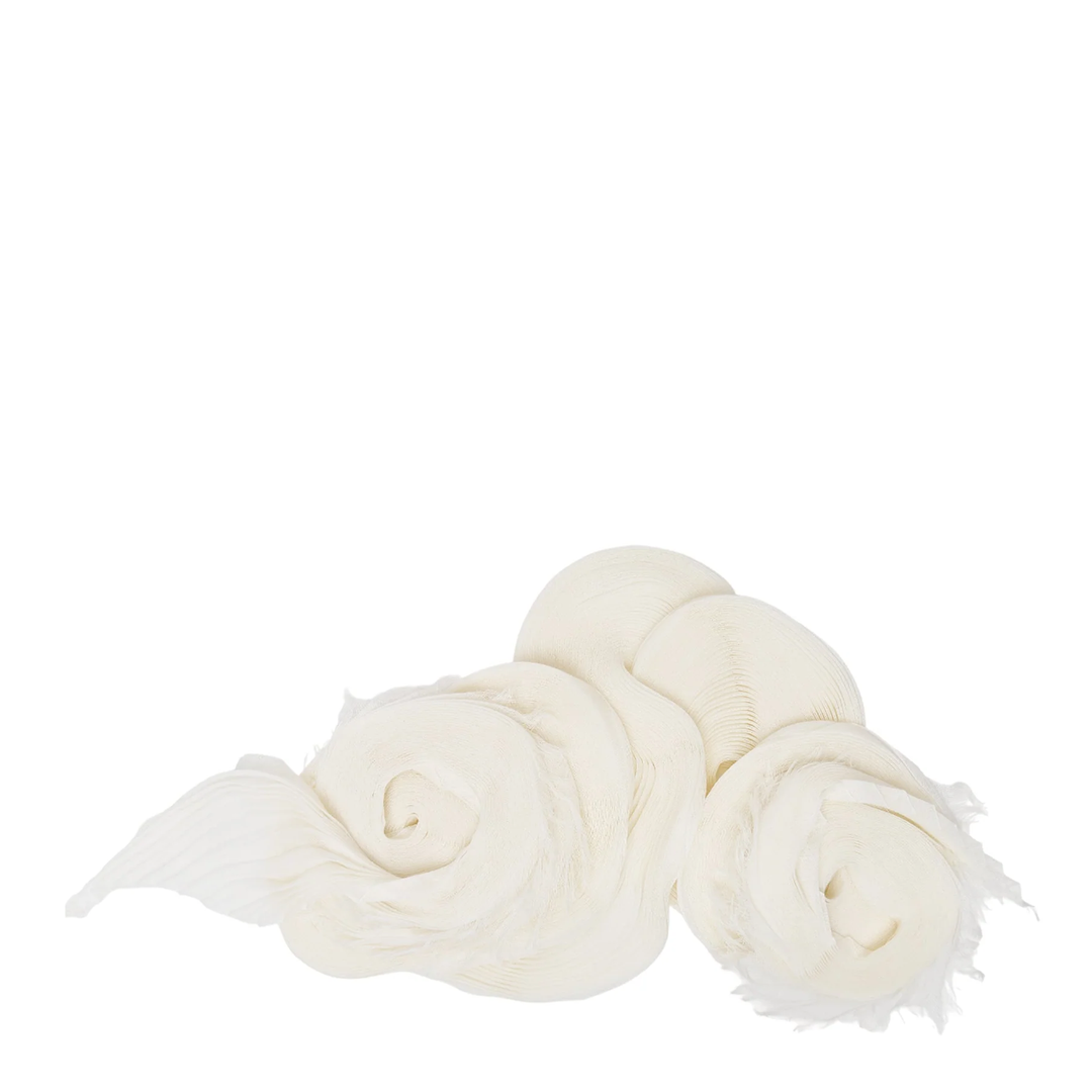 Feather Ramie Pleats Stole