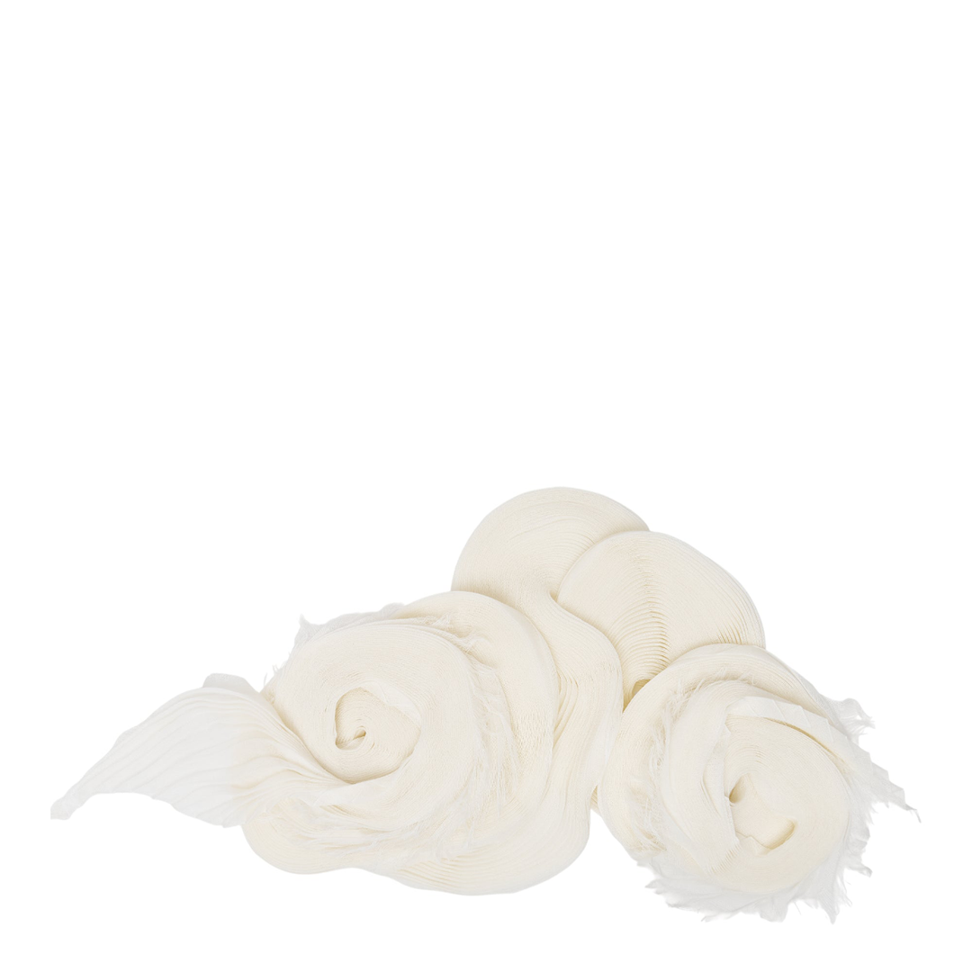 Feather Ramie Pleats Stole