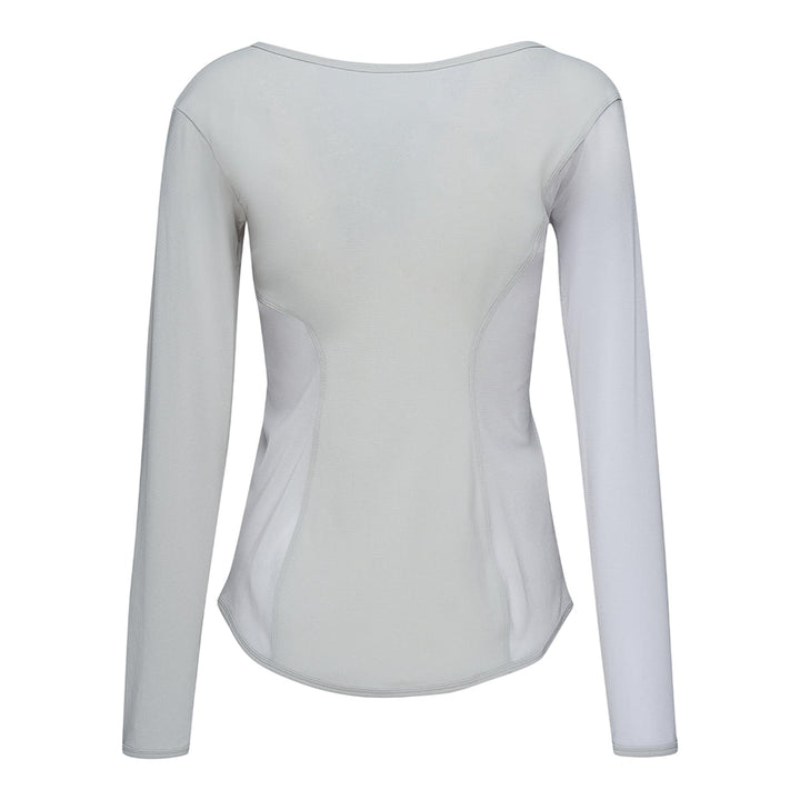 ISSEY MIYAKE Figure Mesh Shirt Light Gray 2