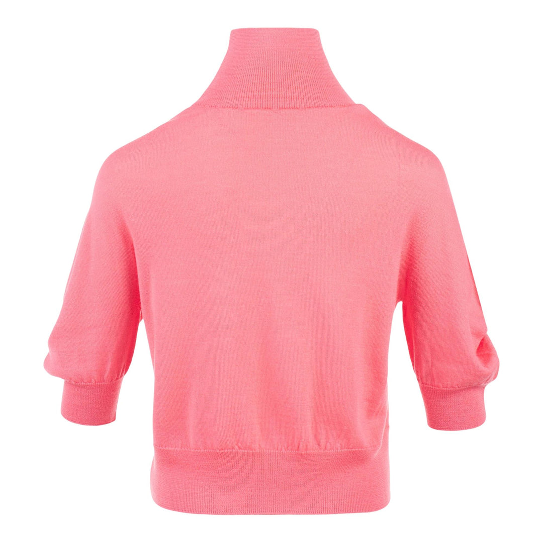 Club21 - ISSEY MIYAKE - Four-Sleeved (Wool) Top - BLOUSES - Light Pink