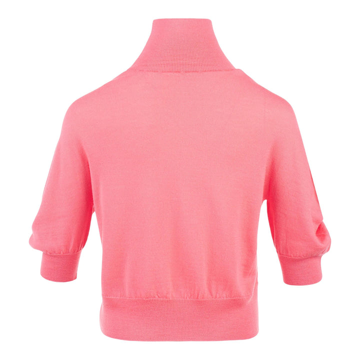Club21 - ISSEY MIYAKE - Four-Sleeved (Wool) Top - BLOUSES - Light Pink