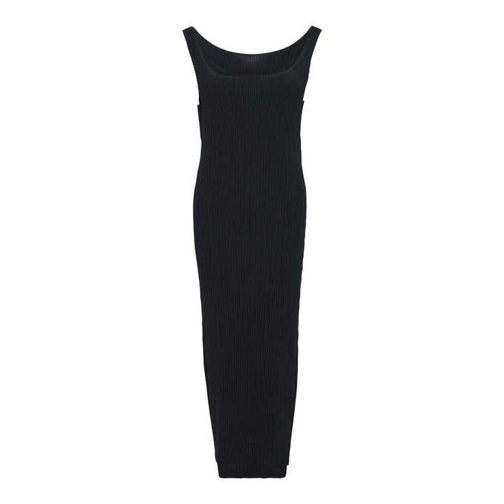 Club21 - ISSEY MIYAKE - Hatching Bottoms Pleated Dress - PLEATED DRESSES - Black